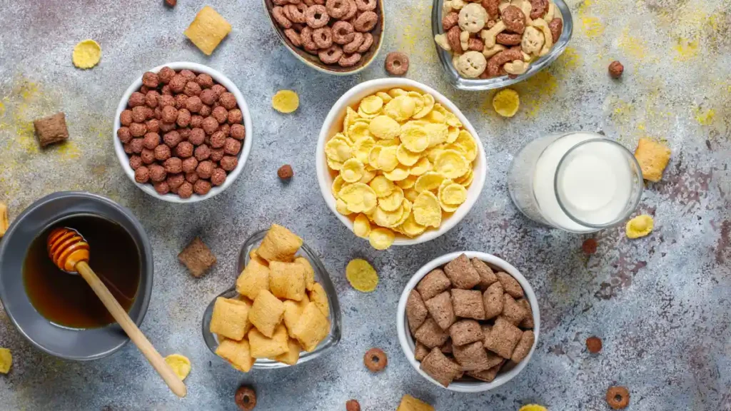 Sugary Cereals and High-Calorie Granola