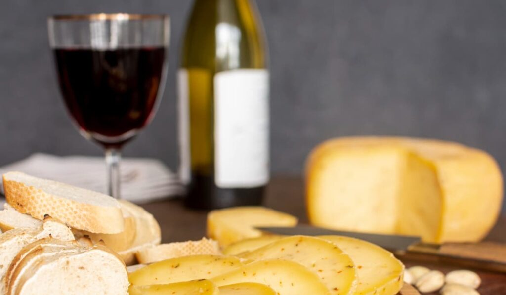 Late-Night "Wine and Cheese" (Alcohol & High Fat)