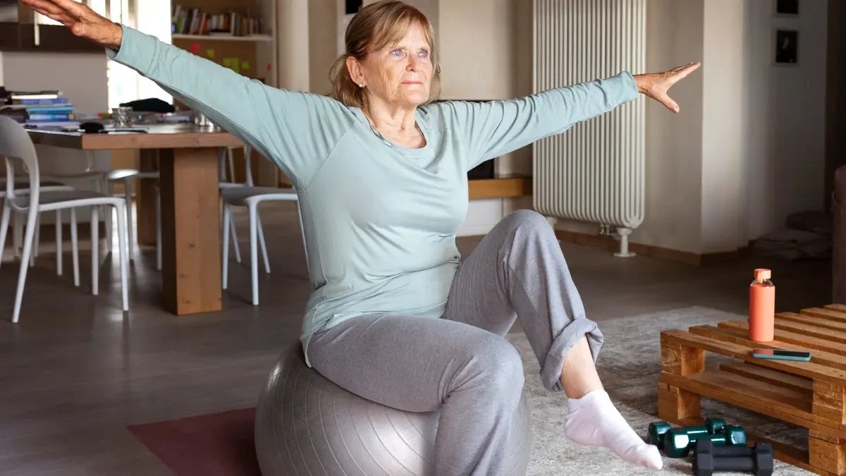  Try Chair Cycling and Pelvic Tilts