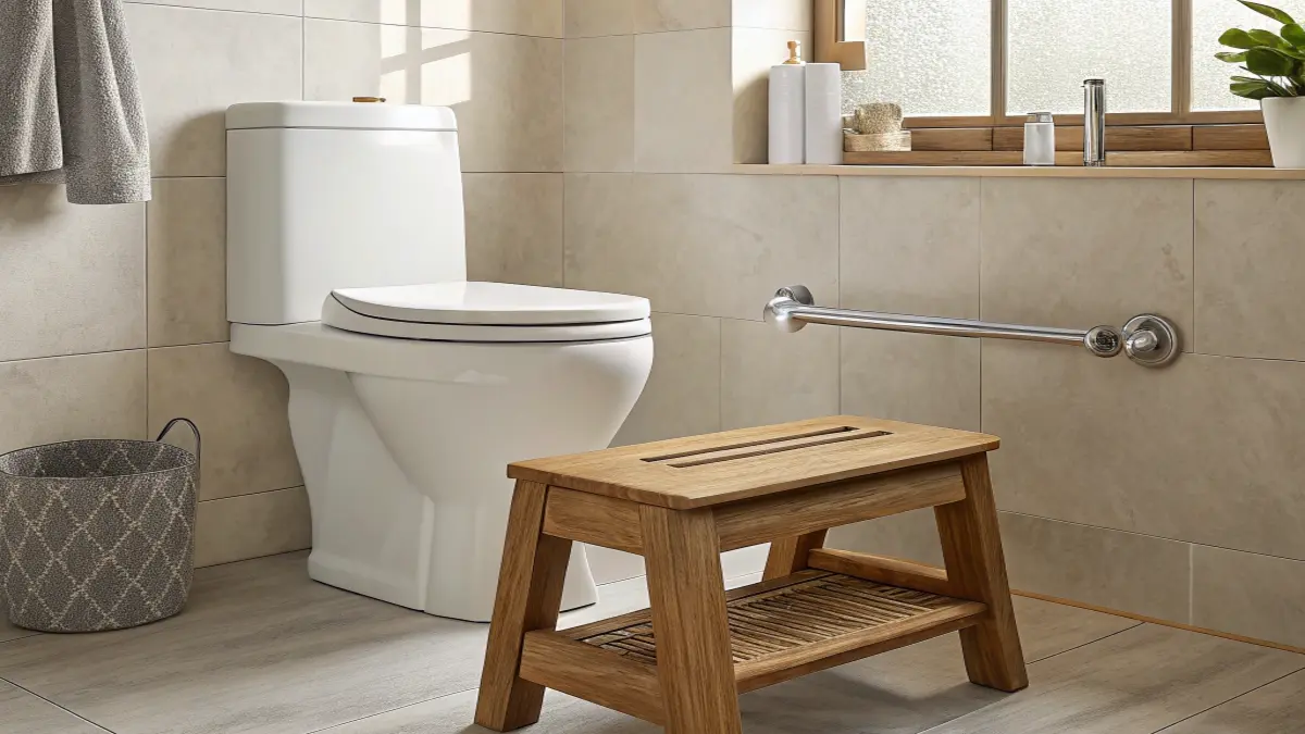 Use a 7-Inch Toilet Stool